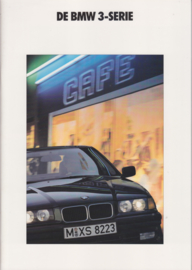3-Series Sedans brochure, 50 pages, A4-size, 2/1991, Dutch language