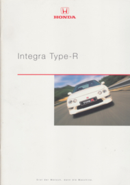 Integra Type-R  brochure, 42 pages, A4-size, German, 01/1998