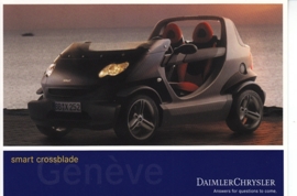 Smart Crossblade, A6-size postcard, Geneva 2002