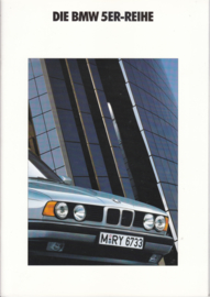 5-Series brochure, 42 pages, A4-size, 2/1990, German language