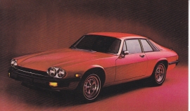 XJ S Coupe postcard, USA, standard size, about 1985