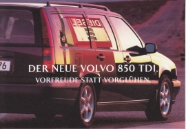 850 TDI Wagon introduction card, German issue, 16 x 11 cm, IAA 1995