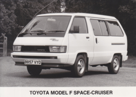 Toyota Model F Space-Cruiser Minibus, press photo, UK, 1984