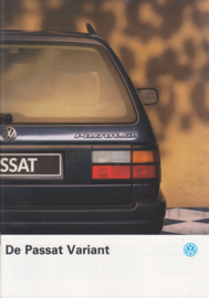 Passat Variant brochure, 28 pages,  A4-size, Dutch language, 09/1989