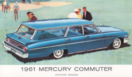 Commuter Station Wagon, US postcard, standard size, 1961