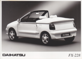 Daihatsu FX-228 convertible, press photo, Japan, 1991