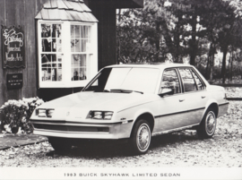 Buick Skyhawk Limited Sedan - press photo - USA - 1983
