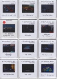 Program color slides 1998, 12 different slides, factory-issued