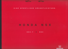 NSX / NSX-T folder, 6 large pages, 7/1995, German language