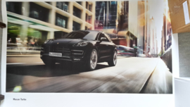 Macan Turbo large original factory poster, published 01/2014
