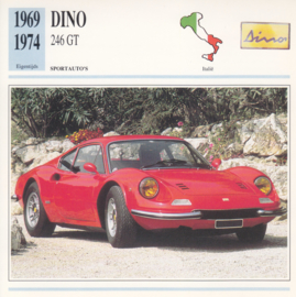 Ferrari Dino 246 GT card, Dutch language, D5 019 02-09