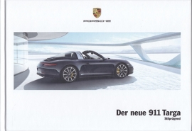 911 Targa 4/4S brochure, 108 pages, 10/2013, hard covers, German