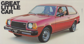 GLC Hatchback, 1979, US postcard, oblong card