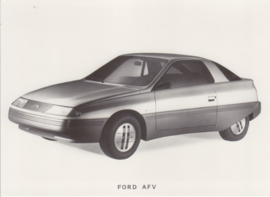 Ford  APV concept car, press photo, Dutch, 1983