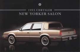 New Yorker Salon, US postcard, continental size, 1993