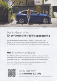 ID EV software update folder, A4-size, 4 pages, 06/2022, Swedish language