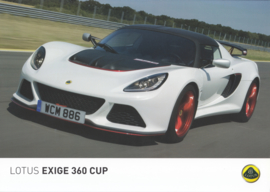 Exige 360 Cup, 2 page leaflet, DIN A4-size, factory-issued, English language