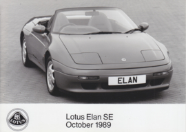 Lotus Elan SE Convertible - factory photo - 10/1989 - UK market