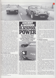 Tuscan V8 & 390SE roadtest Classic and Sportscar magazine, 4 pages, English language, 4/1985 *