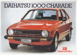 x Charade 1000 folder, 4 pages, c1979, A4-size, Dutch language (Belgium)