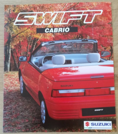 Swift Cabrio brochure, 6 large pages, 04/1992, Dutch language