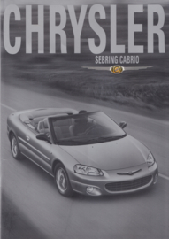 Sebring Cabrio brochure, 24 + 6 pages, 02/2001, Dutch language