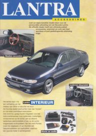 Lantra accessoires leaflet, 2 pages, about 1995, Dutch language