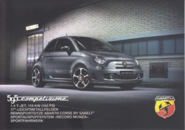 595 Competizione 1.4 T-Jet, DIN A-6 size, German language, about 2013