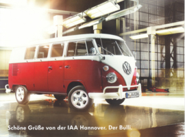 Bulli T1 Transporter, larger size postcard, 18 x 13,5 cm, 2015, German