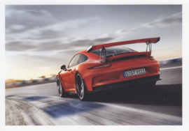 911 GT3 RS,  A6-size set with 6 postcards in white cover, 2015, WSRH 1401 06S1 00, no text