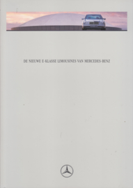 E-Class Sedans brochure. 60 pages, 08/1995, Dutch language