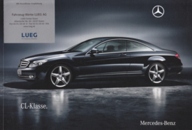 CL-class Coupé brochure, 100 pages, 06/2009, German language