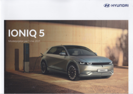 Ioniq 5 pricelist brochure, 16 pages, 5/2021, Dutch language