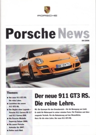 News 04/2006 with 911 GT3 RS, 24 pages, 10/06, German language