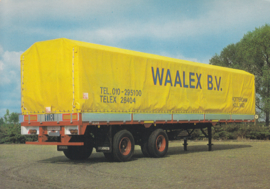 * Waalex B.V. huckepack trailer, DIN A6-size postcard, Dutch issue