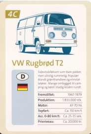 T2 Transporter freecard, A6-size postcard, Danish issue by Newbie card, # 313726, 2001