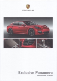 Panamera Exclusive brochure, 48 pages, 02/2012, hard covers, German