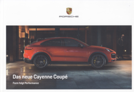 Cayenne Coupé brochure, 40 pages, 03/2019, German language