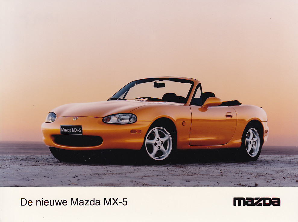 Mazda MX-5 Cabriolet, press photo, Dutch, 1997