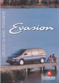 Evasion brochure, 6 pages, 1994, German language