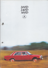 200D/240D/300D Sedans brochure, 48 pages, 02/1979, Dutch language