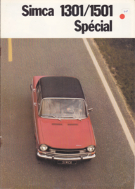 1301 & 1501 Special Sedan, 12 pages, 9/1974, Dutch language