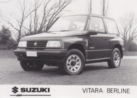 Suzuki Vitara Berline, press photo, Belgium, 1/1990