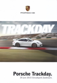 Track Day Zandvoort brochure, 6 pages, 2015, Dutch language
