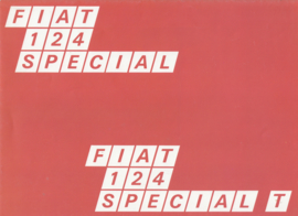 124 Special/Special T Sedan brochure, 8 pages, about 1971, Dutch language