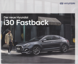 i30 Fastback brochure, 20 pages, 01/2018, German language