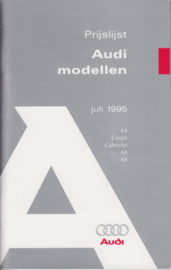 All model pricelist brochure, 104 small pages, 07/1995, Dutch language