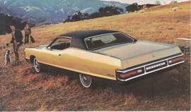 Monterey 2-Door Hardtop, US postcard, standard size, 1972