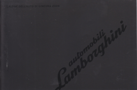 Lamborghini Press Kit Geneva 2009, 32 pages, 3/2009, Italian language