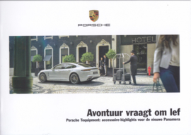 Panamera new model tequipment brochure, 24 pages, A5-size, 06/2016, Dutch